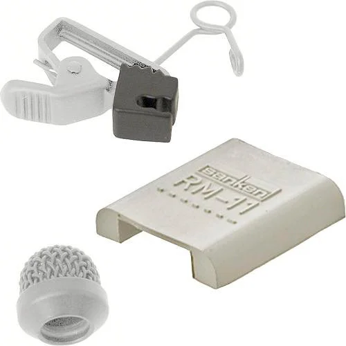 Sanken COS-11D Omnidirectional Lav Mic with Lower Sensitivity & TA4F Plug for Shure Wireless Systems (Includes Accessories, White) - Image 2