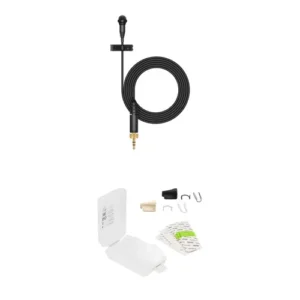 Sennheiser ME 2 Omnidirectional Lavalier Microphone with Concealment Kit in Black or White