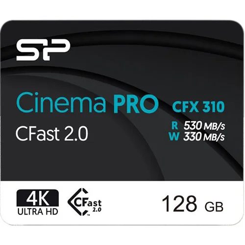 Silicon Power 128GB Cinema PRO CFX 310 cFAST 2.0 Memory Card 2-Pack - Image 2