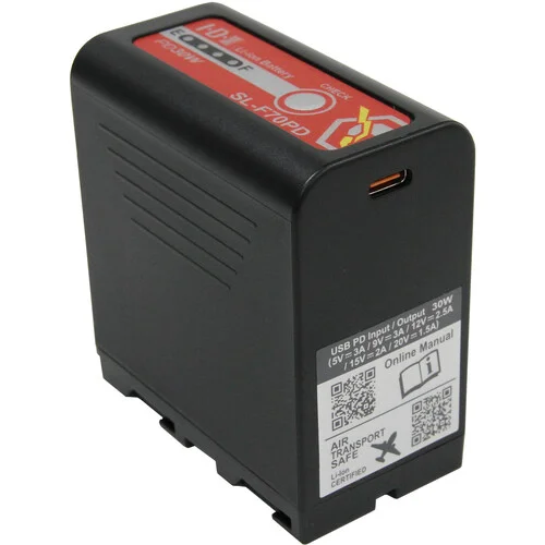 Sony L-Series IDX System Technology USB-C PD Battery (7.2V, 9930mAh) - Image 4