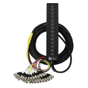 28-Channel Pro Co Sound StageMaster Snake with Fanout 24 Sends & 4 XLR Male Returns (100 Feet)