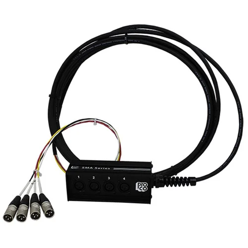 Pro Co Sound StageMASTER 4-Channel XLR Audio Snake Cable (100 Feet)