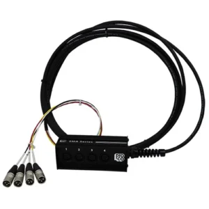 Pro Co Sound StageMASTER 4-Channel XLR Audio Snake Cable (100 Feet)