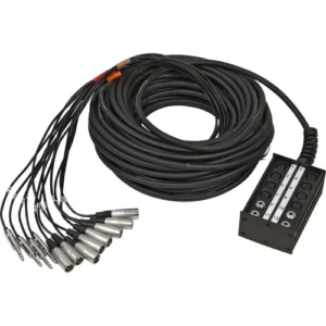Pro Co Sound StageMaster 12-Channel Stage Box with Fanout 8 Sends & 4 TRS Returns (100 ft)