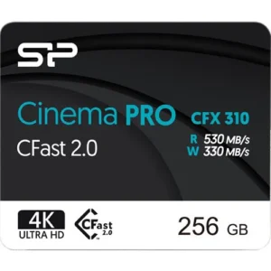 Cinema PRO CFX 310 Silicon Power 256GB cFAST 2.0 Storage Card