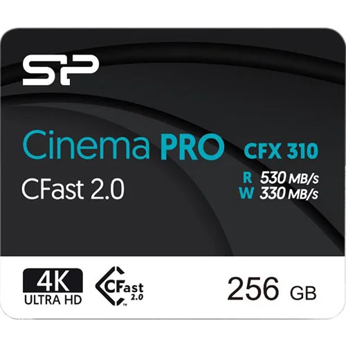 Cinema PRO CFX 310 Silicon Power 256GB cFAST 2.0 Storage Card