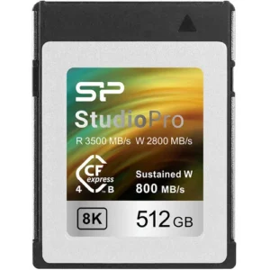 Silicon Power 512GB StudioPro CFexpress Type B 4.0 Memory Card