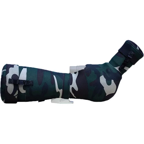 Kowa TSN-88A Angled Scope LensCoat Cover in Forest Green Camouflage