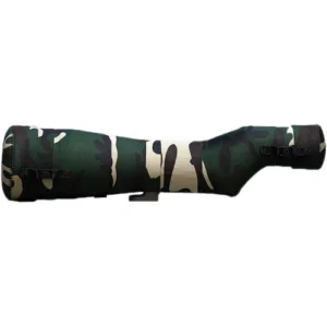LeupoldSX4 HD Pro 85 Straight Scope LensCoat Cover in Forest Green Camo