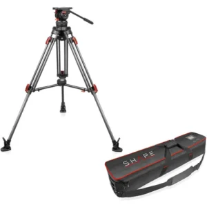 Carbon Fiber SHAPE Pro Video Tripod with Mid-Level Spreader and Fluid Head (33 lb Capacity)