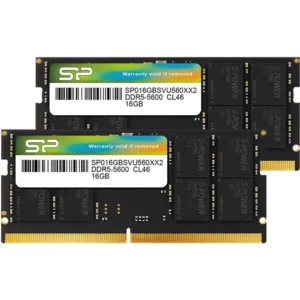 Silicon Power 32GB DDR5 5600 MHz SO-DIMM Laptop Memory Kit (2x16GB)