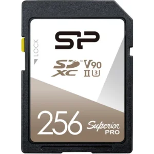 Silicon Power 256GB UHS-II SDXC Superior Pro Memory Card
