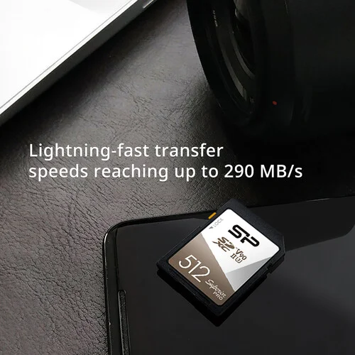 Silicon Power 512GB UHS-II SDXC Superior Pro Memory Card - Image 2