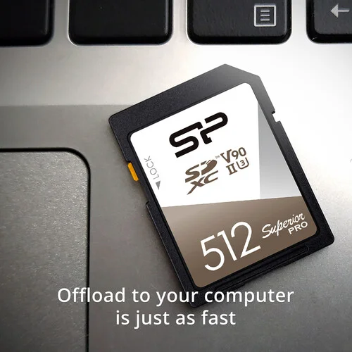 Silicon Power 512GB UHS-II SDXC Superior Pro Memory Card - Image 4