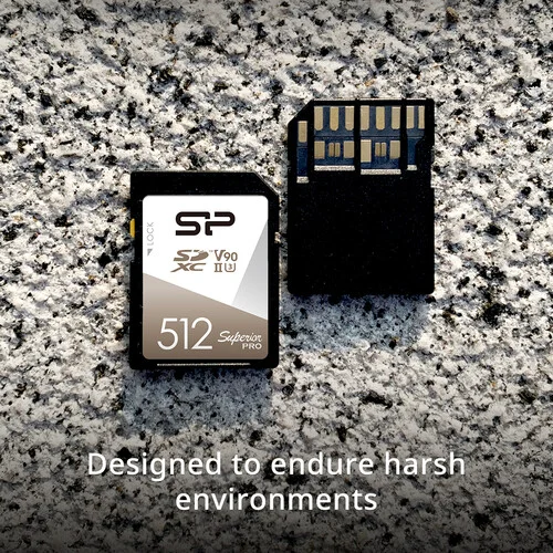 Silicon Power 512GB UHS-II SDXC Superior Pro Memory Card - Image 5