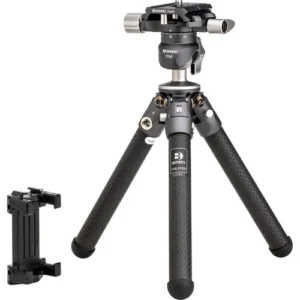 Benro Carbon Fiber TablePod Kit with Ball Head, Quick Release Plate, and Smartphone Adapter