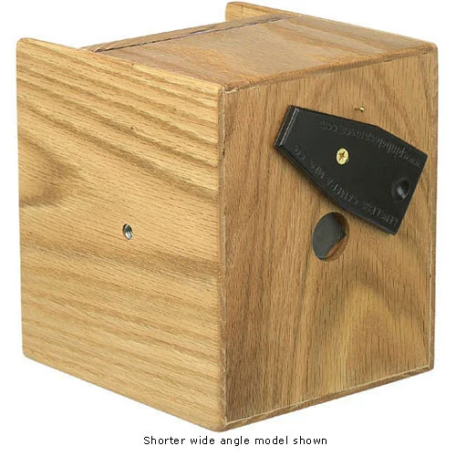 4 x 5 Inch Pinhole Camera Without Lens (9 Telephoto, 225mm, Red Oak Wood)