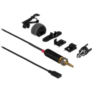 TR50 Omni Lavalier Mic with 3.5mm Locking Connector Compatible with Sennheiser (Black)