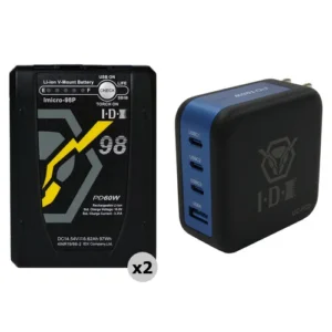 IMicro-98P IDX Technology System Kit Includes 2 V-Mount Batteries and 97Wh Charger