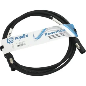 Pro Co Sound TRUE1 Male to Female 20A Cable (3 Feet)