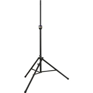 Premium TS-99BL Aluminum Speaker Stand with Adjustable Leveling Legs in Matte Black