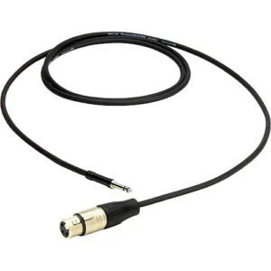 Pro Co Sound ShowSavers Tiny Tip Male to Female XLR Cable - 2 Feet