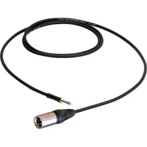 Pro Co Sound Tiny Tip ShowSavers XLR Male to Male Cable - 2 Feet