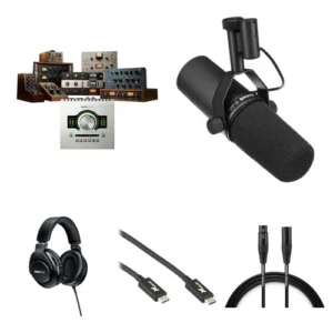 Universal Audio Apollo Twin USB Heritage Edition 10x6 Desktop Audio Interface with Shure SM7B Microphone Kit