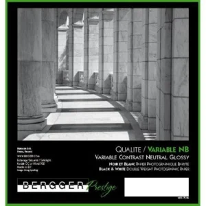 Bergger VC-NB Neutral-Tone Fiber-Based Double Weight Glossy Paper 16x20/25
