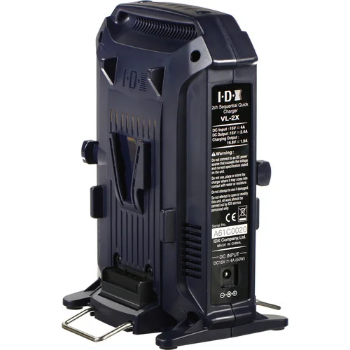 VL-2X Dual Channel V-Mount Charger with IDX System Technology Power Supply - Image 2