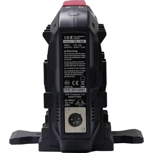 VL-4X 4-Channel V-Mount Battery Charger with IDX System Technology and Power Supply - Image 3