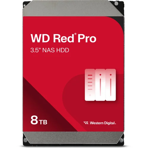 WD Red Pro 8TB 7200 RPM SATA III 3.5-Inch Internal NAS Hard Drive