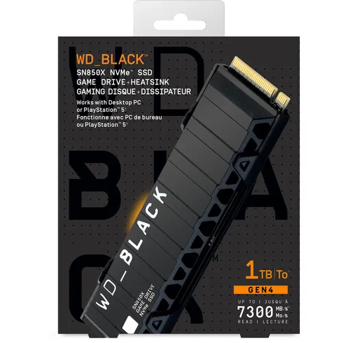 WD_BLACK SN850X 1TB Gaming SSD with Heatsink - NVMe PCIe 4.0 Internal Drive - Image 4