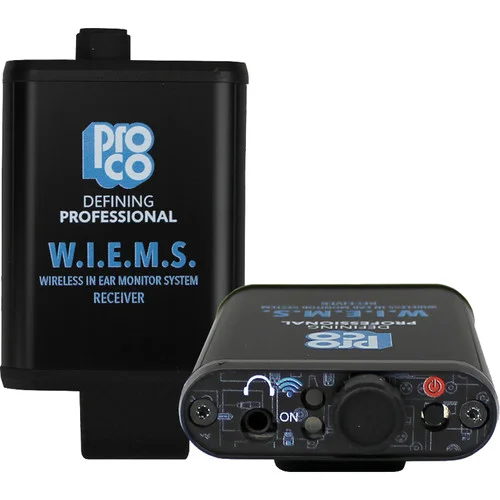 Pro Co Sound 5.8 GHz Wireless In-Ear Monitoring System W.I.E.M.S. - Image 2