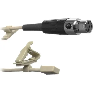 Shure WL93 Tan Omnidirectional Lavalier Mic with 6-Foot Cable and TA4F Connector