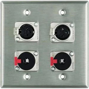Pro Co Sound WP2040 Dual XLR Female to Dual 1/4 Locking TRS Connectors