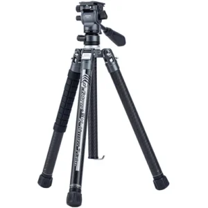 Fotopro X-Aircross 3 Carbon Fiber Video Tripod in Slate Gray