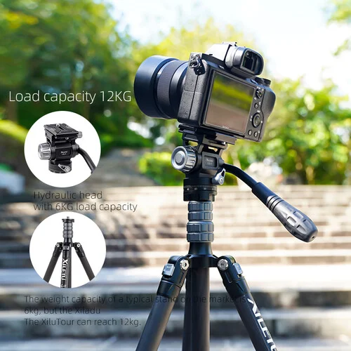 XILETU X224CLS1 Carbon Fiber Outdoor Tripod - Image 2