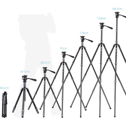 XILETU X224CLS1 Carbon Fiber Outdoor Tripod - Image 6