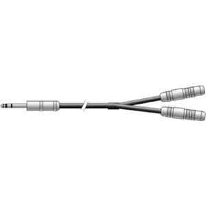 Pro Co Sound Y-Cable 1/4 Male to Dual 1/4 Female - 1 Foot