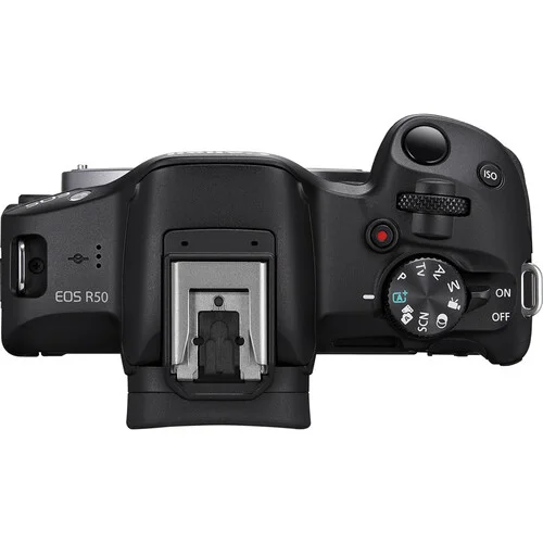Canon EOS R50 Black Mirrorless Camera with 18-45mm Lens Kit - Image 3