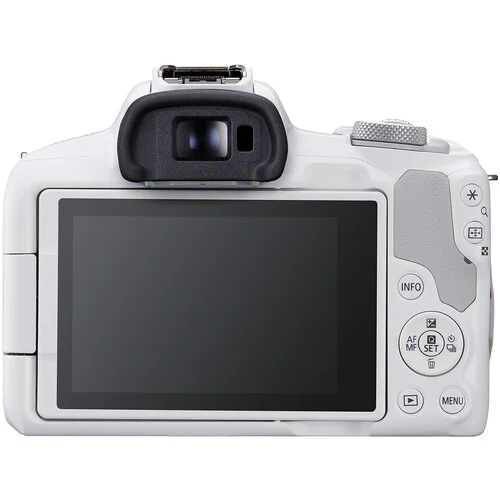 Canon EOS R50 White Mirrorless Camera with 18-45mm Lens Kit - Image 2