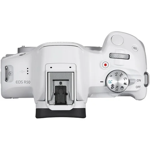 Canon EOS R50 White Mirrorless Camera with 18-45mm Lens Kit - Image 3